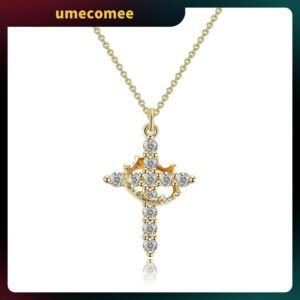 Simple Crown & Cross Pendant Choker Easter  for Women & Men & Girls Pretty Crown Cross  For Daily Party Clothing Decor Trendy All-match & Exquisite Jewelry gift Outdoorfun For Summer dealsforyoudays necklace